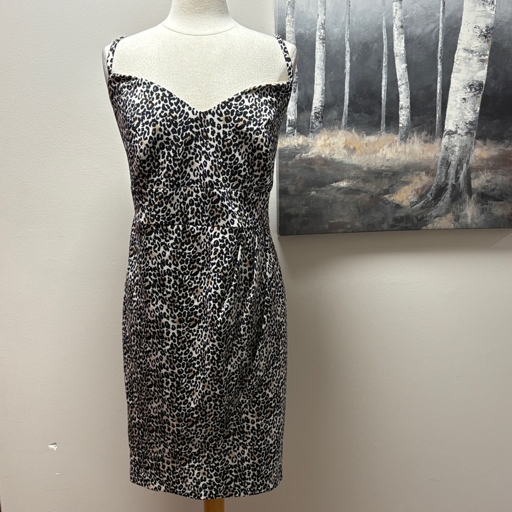 NWT Teeze Me Black and White Animal Print Mini Dress